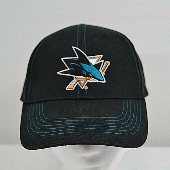 Unbranded Other - San Jose Sharks Black Baseball Cap Adjustable Back